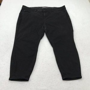 Torrid Bombshell Skinny Jeans Womens 26 XS Extra Short Black Faded Denim Stretch